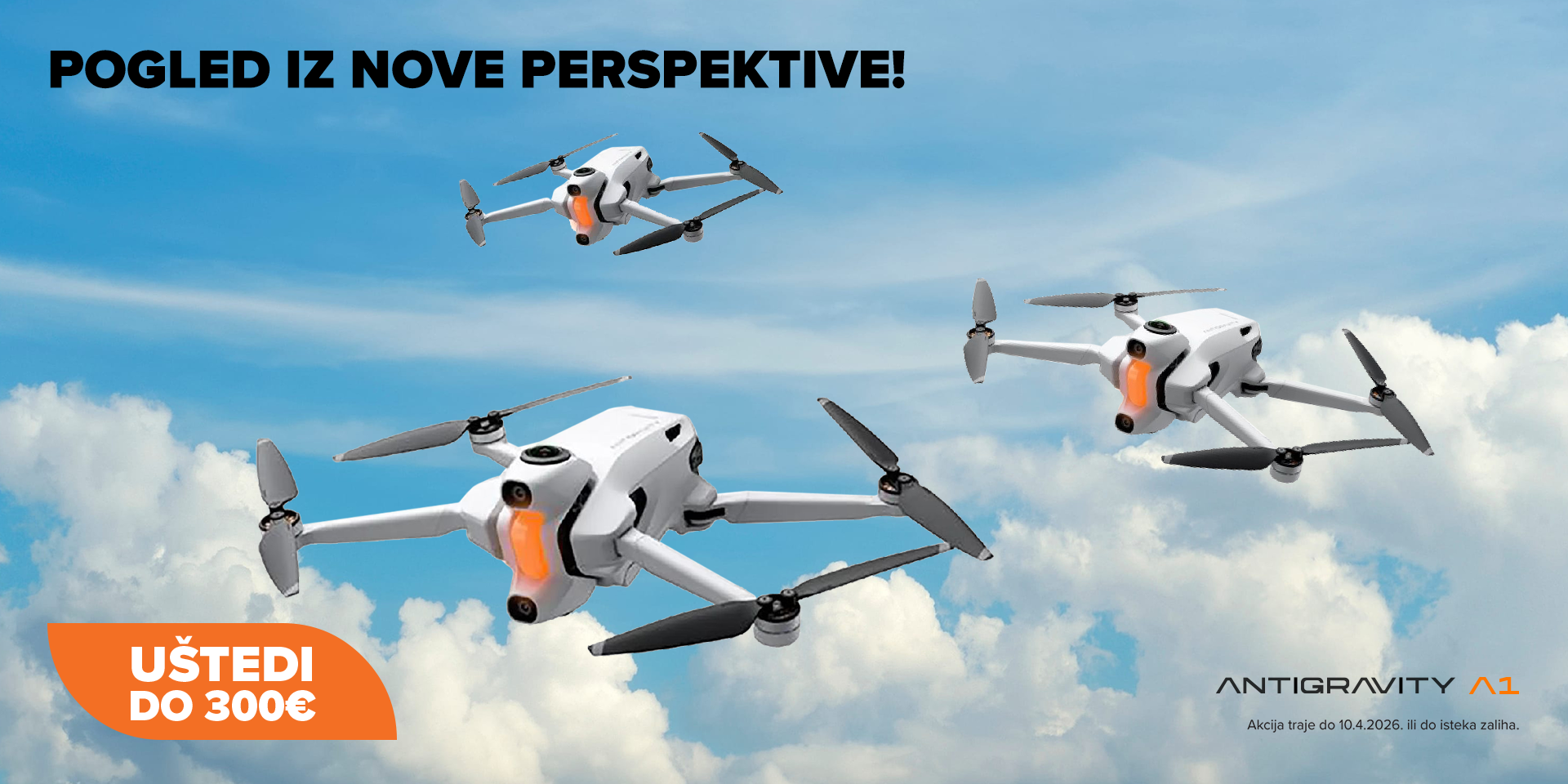 Antigravity dronovi na akciji